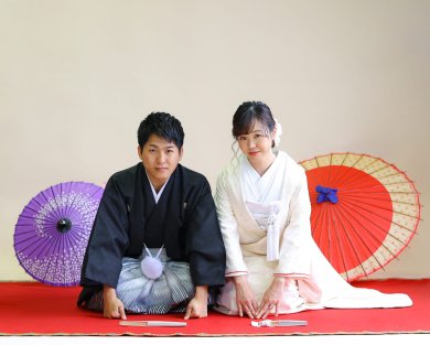 和傘と撮影♪