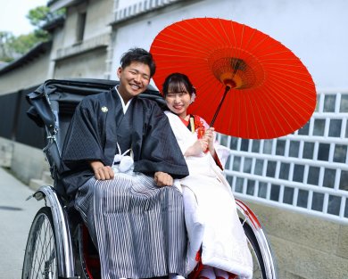 川舟と人力車♪