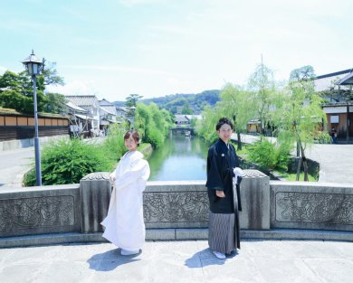 チャペルもロケも美観地区内で完結します♪