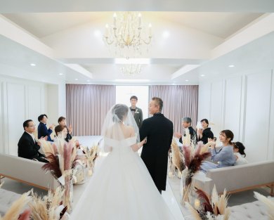 ご家族での結婚式もお任せください⚑