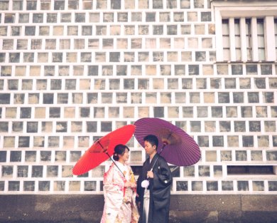 雨の日でも和装の撮影ができます！