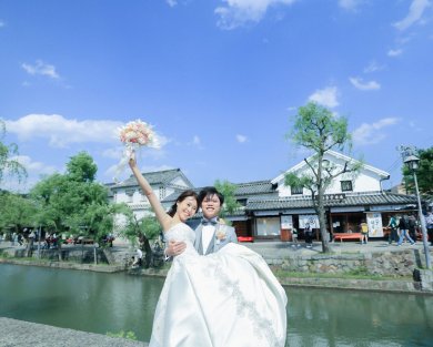 美観地区でドレスを着て撮影しませんか？