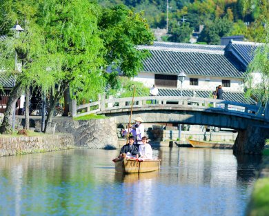 くらしき川舟流し～♪