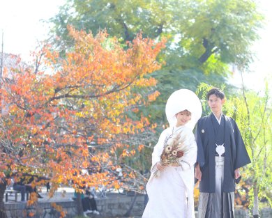 美観地区の紅葉を一緒に楽しみませんか＊