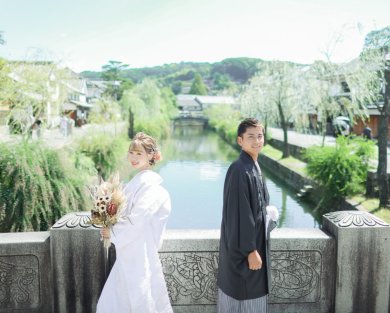 倉敷美観地区でフォトウェディング＊*
