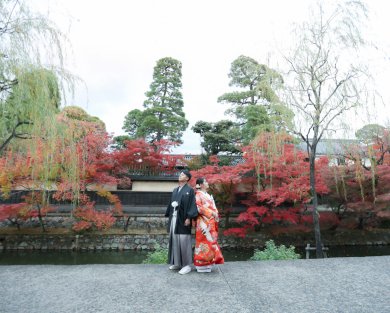 美観地区の紅葉撮影♪