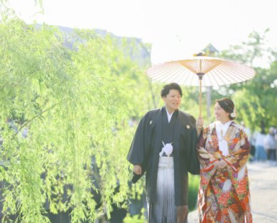 新緑美観地区撮影♪