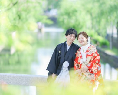 緑に囲まれて撮影♪