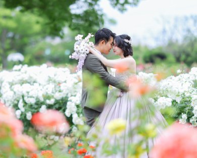 お花畑での撮影はいかがでしょうか♩