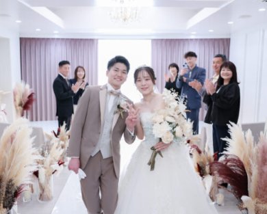 家族とチャペルでの撮影はもはや結婚式です♡