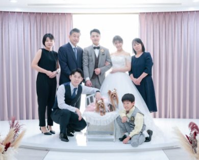 チャペルでの撮影はもはや結婚式です♡