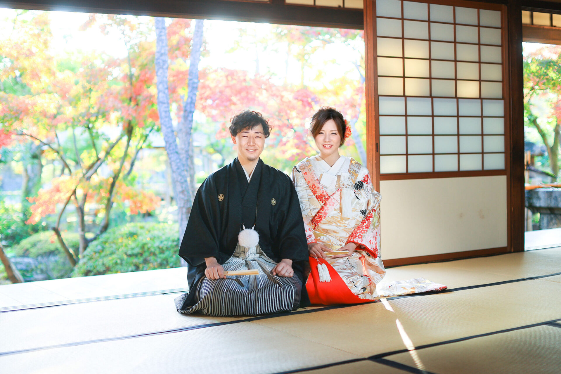 秋の撮影、人気です♩