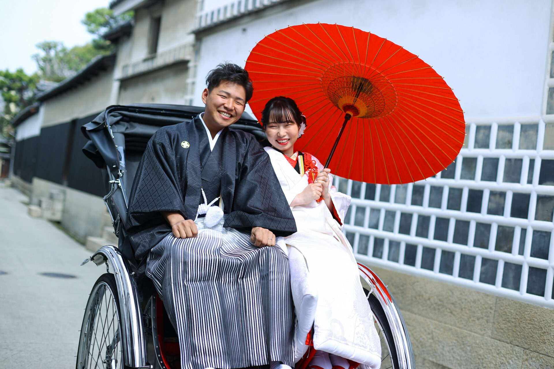 川舟と人力車♪