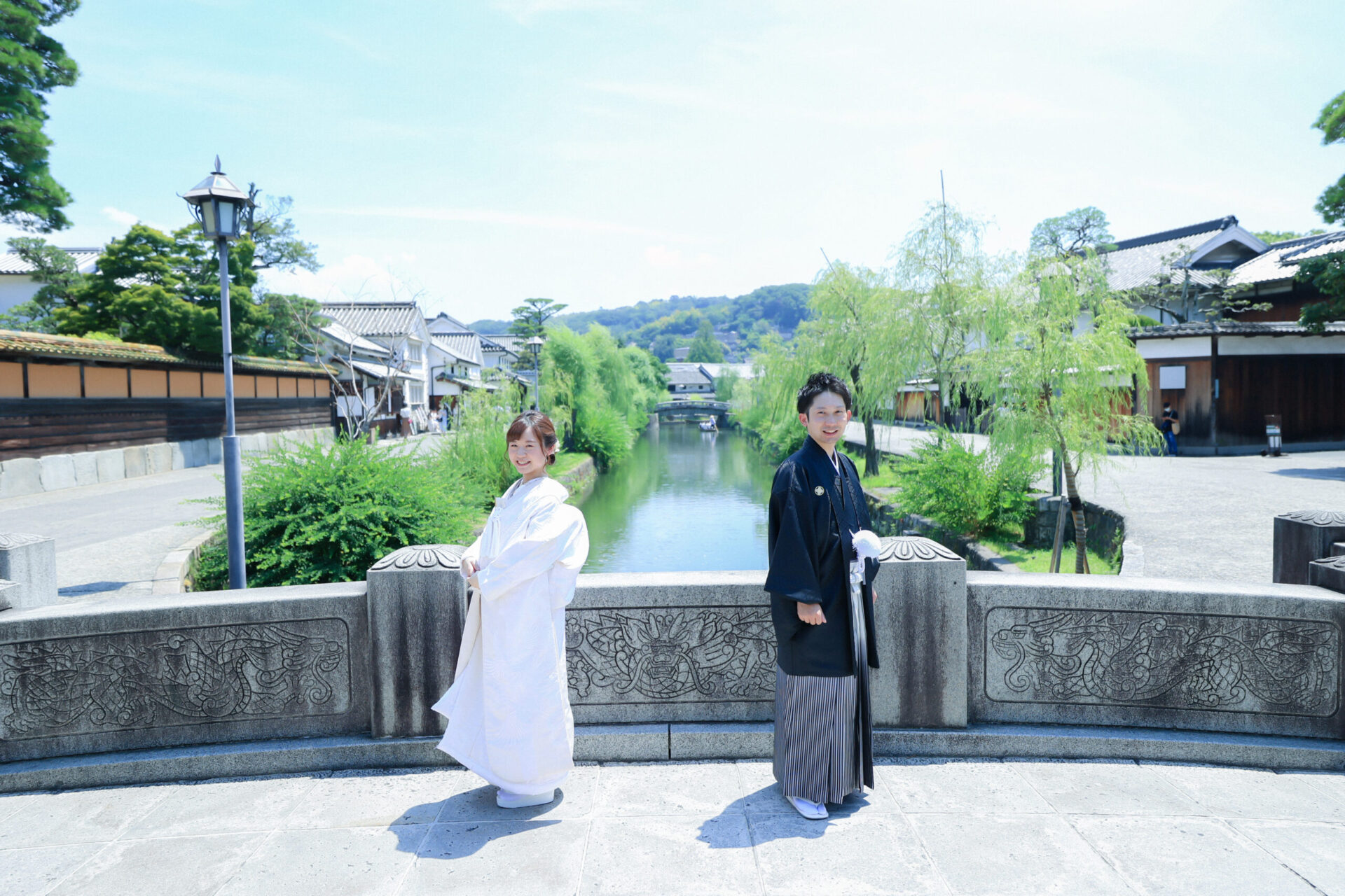 チャペルもロケも美観地区内で完結します♪