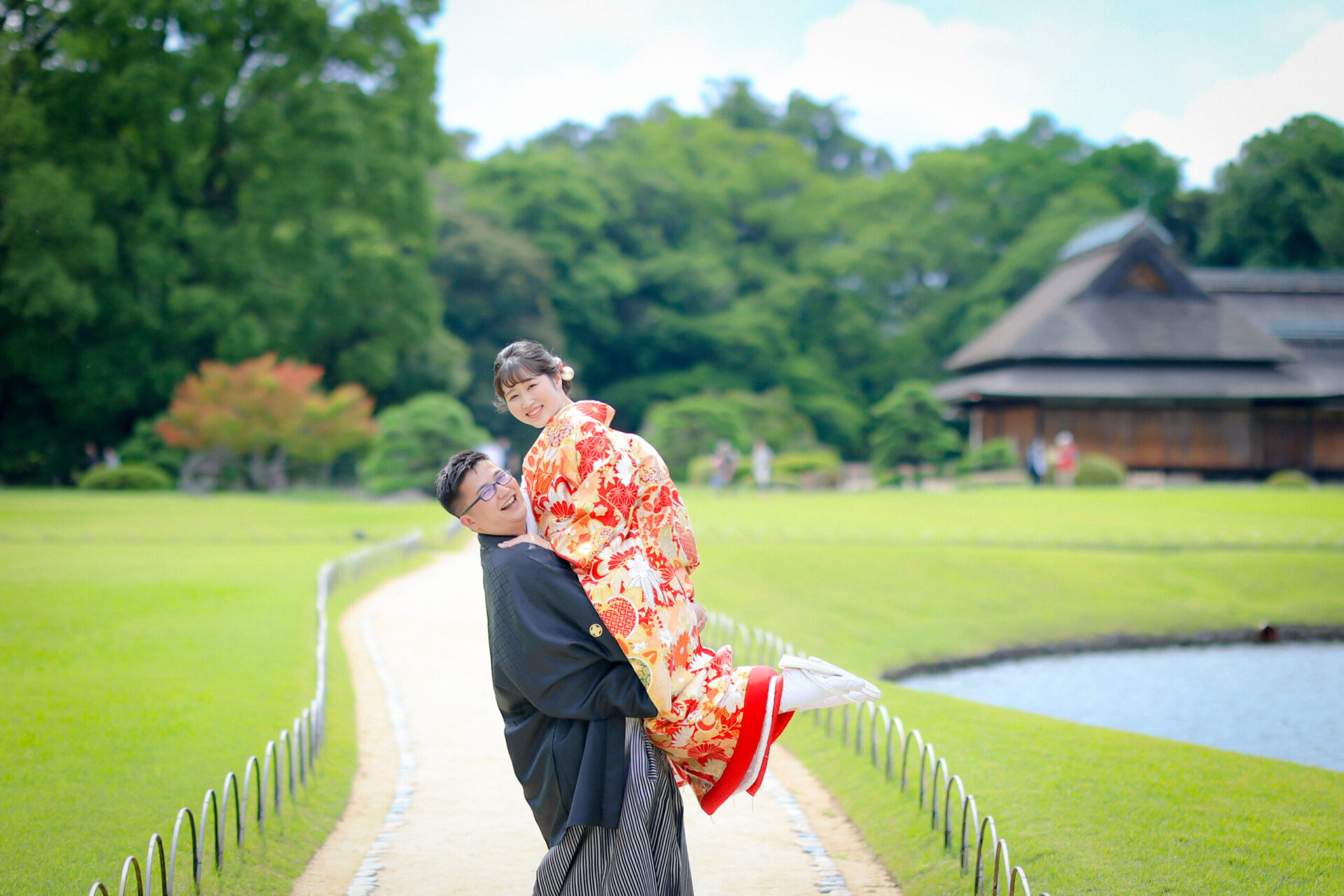 後楽園の撮影♪