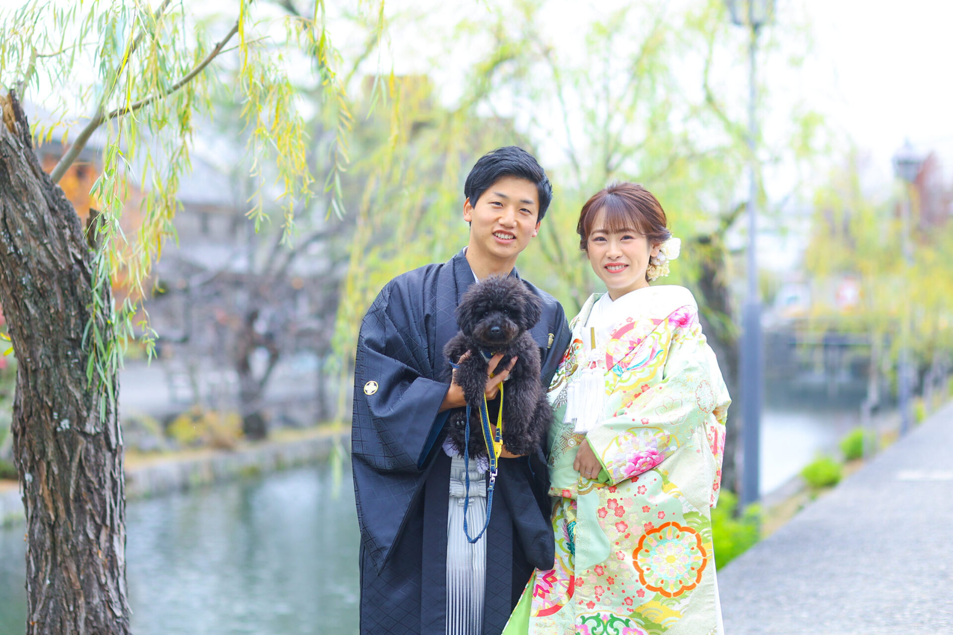 ペットと一緒に撮影(=^・・^=)