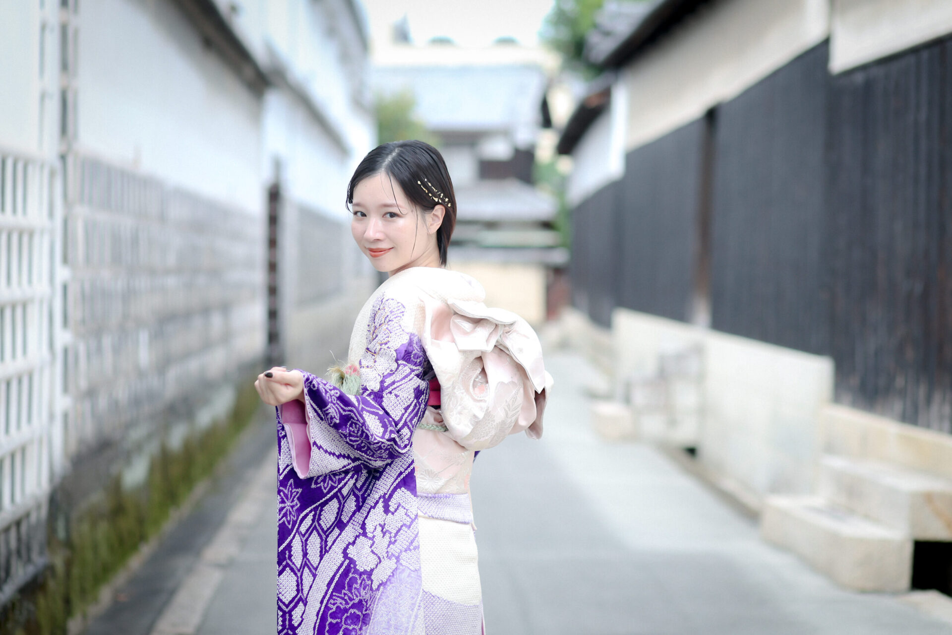 倉敷美観地区で成人式撮影♩