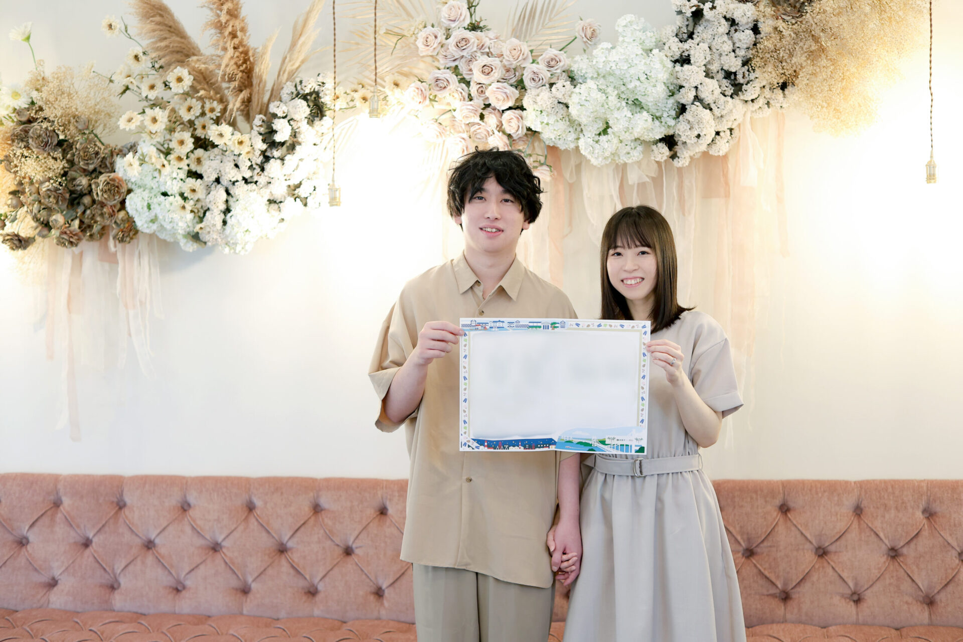 入籍フォトや家族の記念撮影も