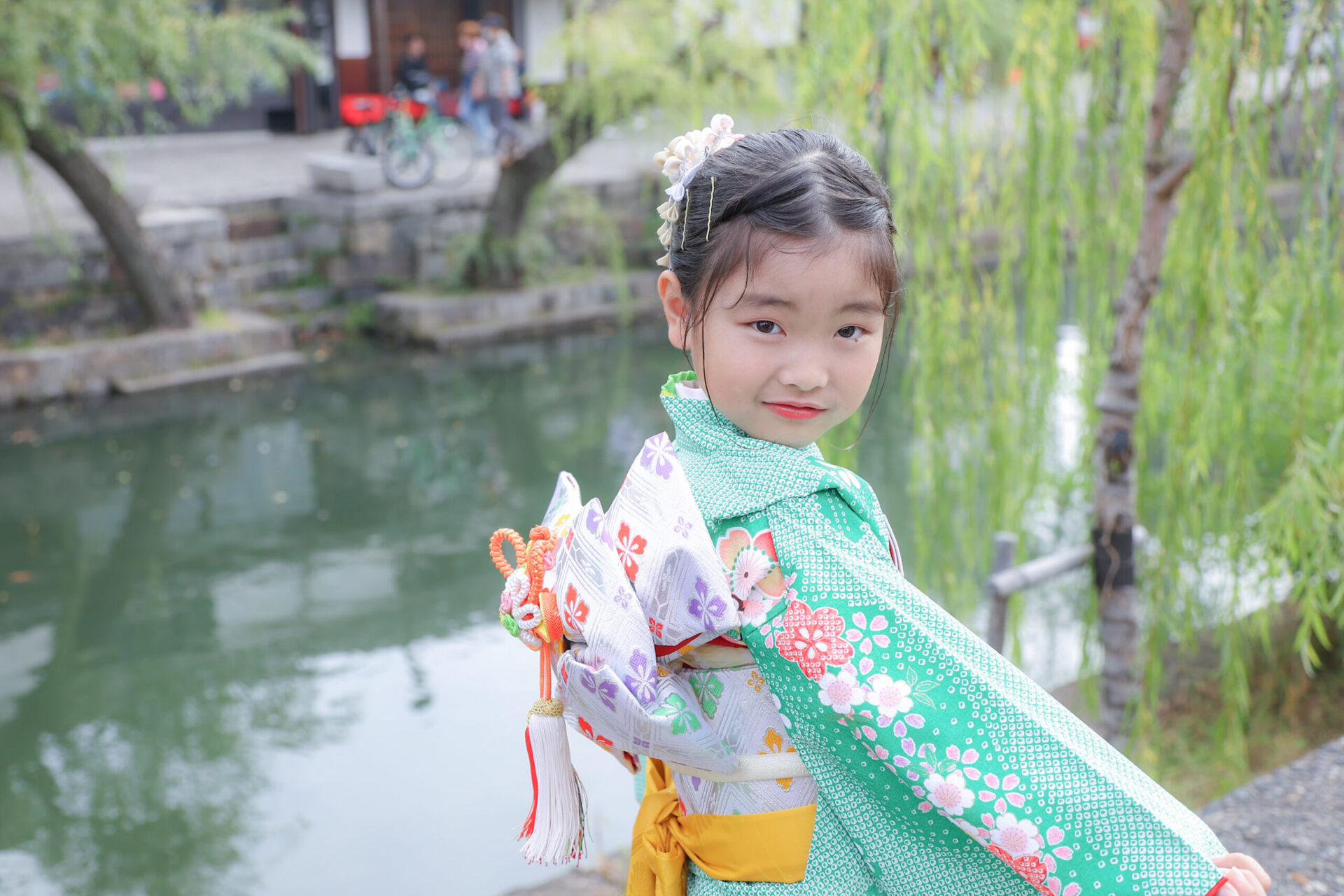 昨日の七五三撮影、無事に結びました♩