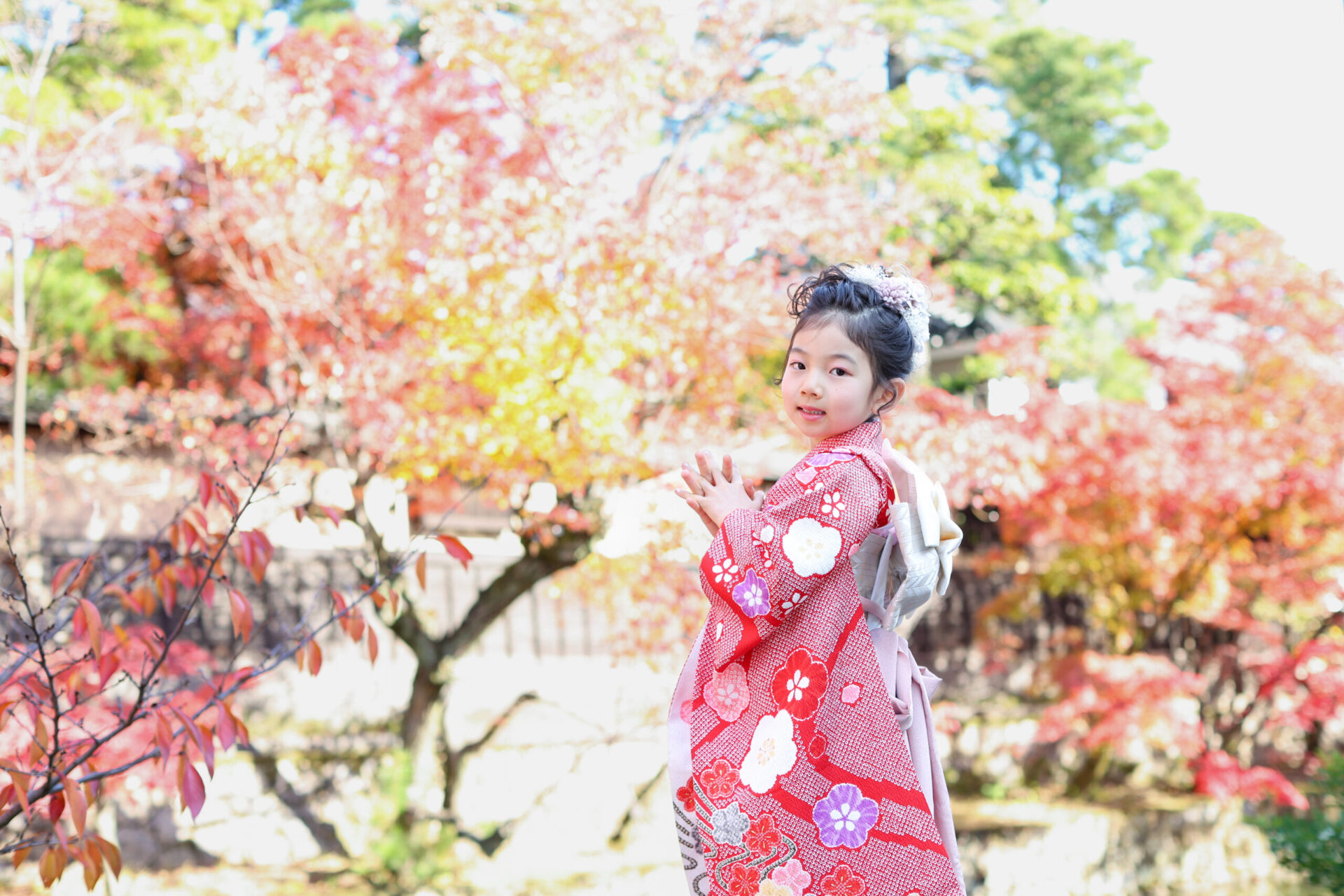 和装＆洋装で撮影♩