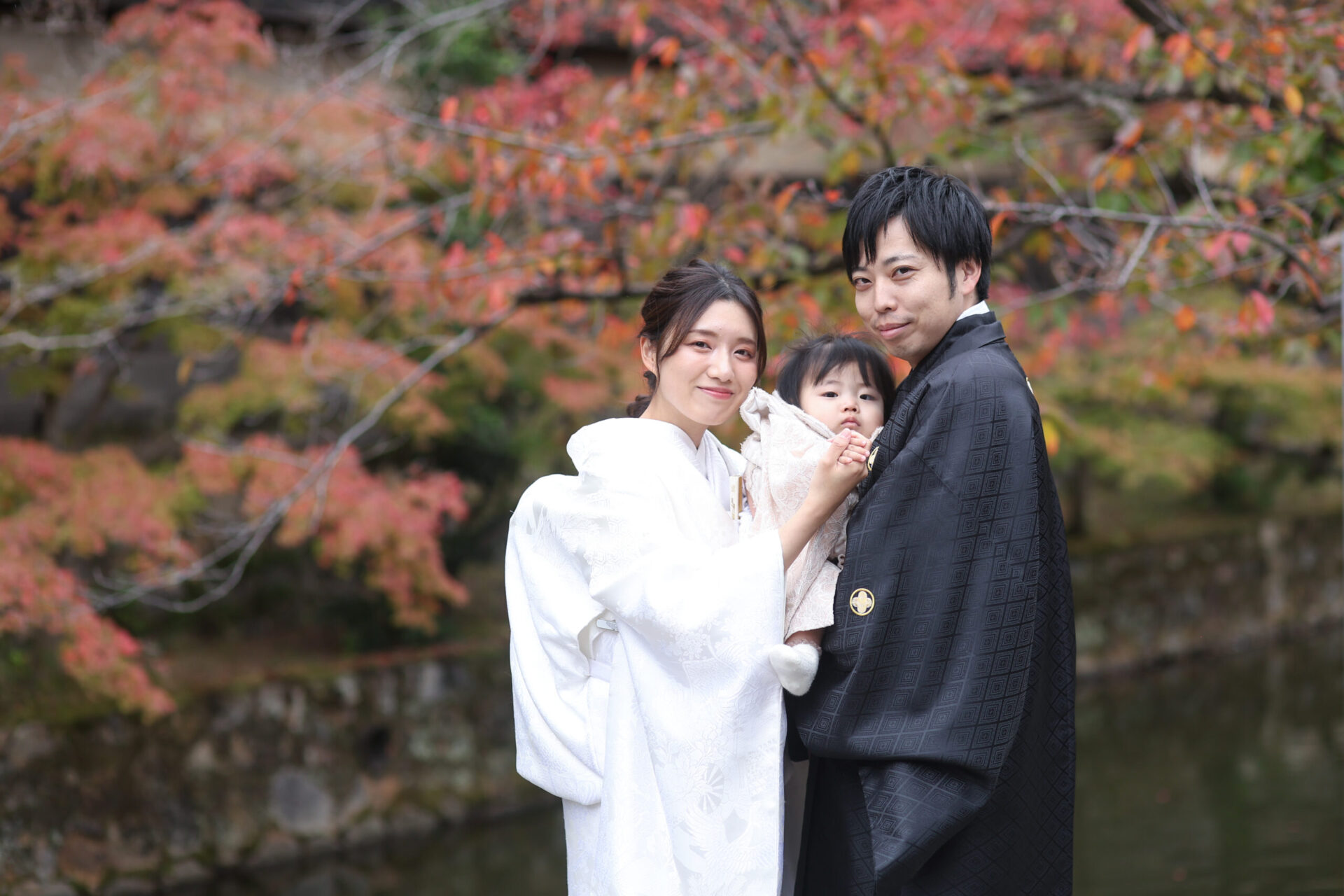 お子様と一緒に撮影♪