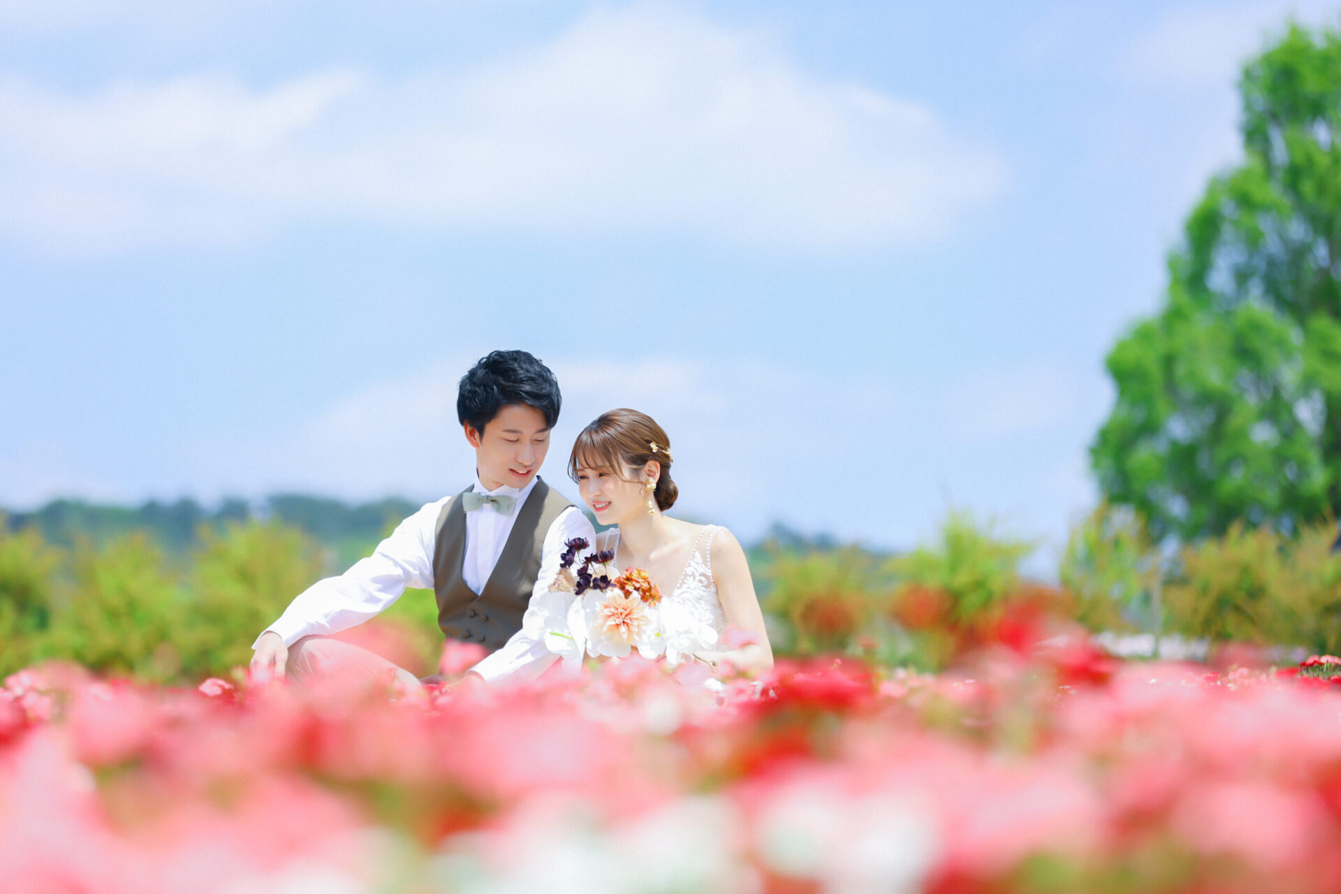 ドレスでのロケーション撮影♩”