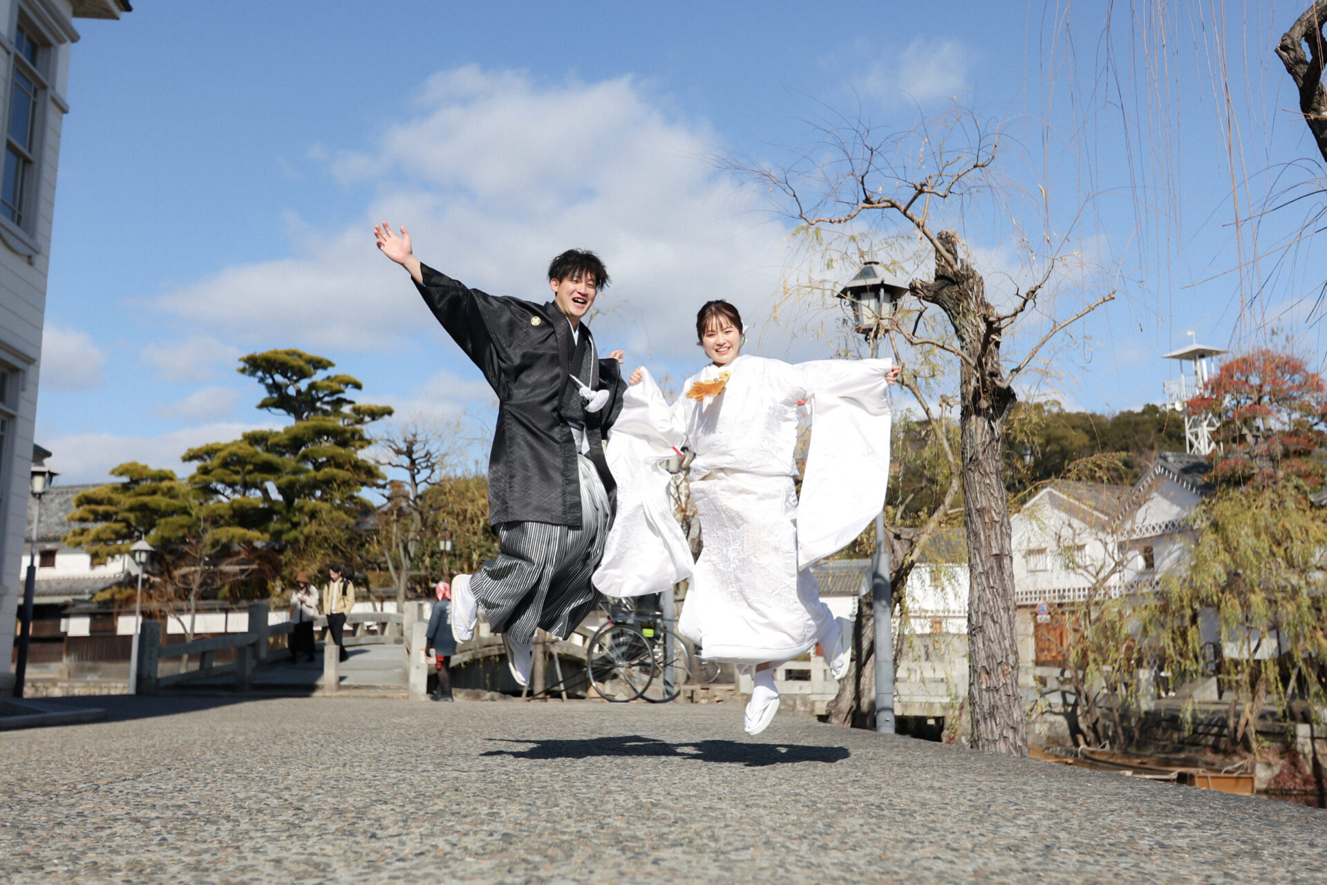 美観地区和装ポーズ集！