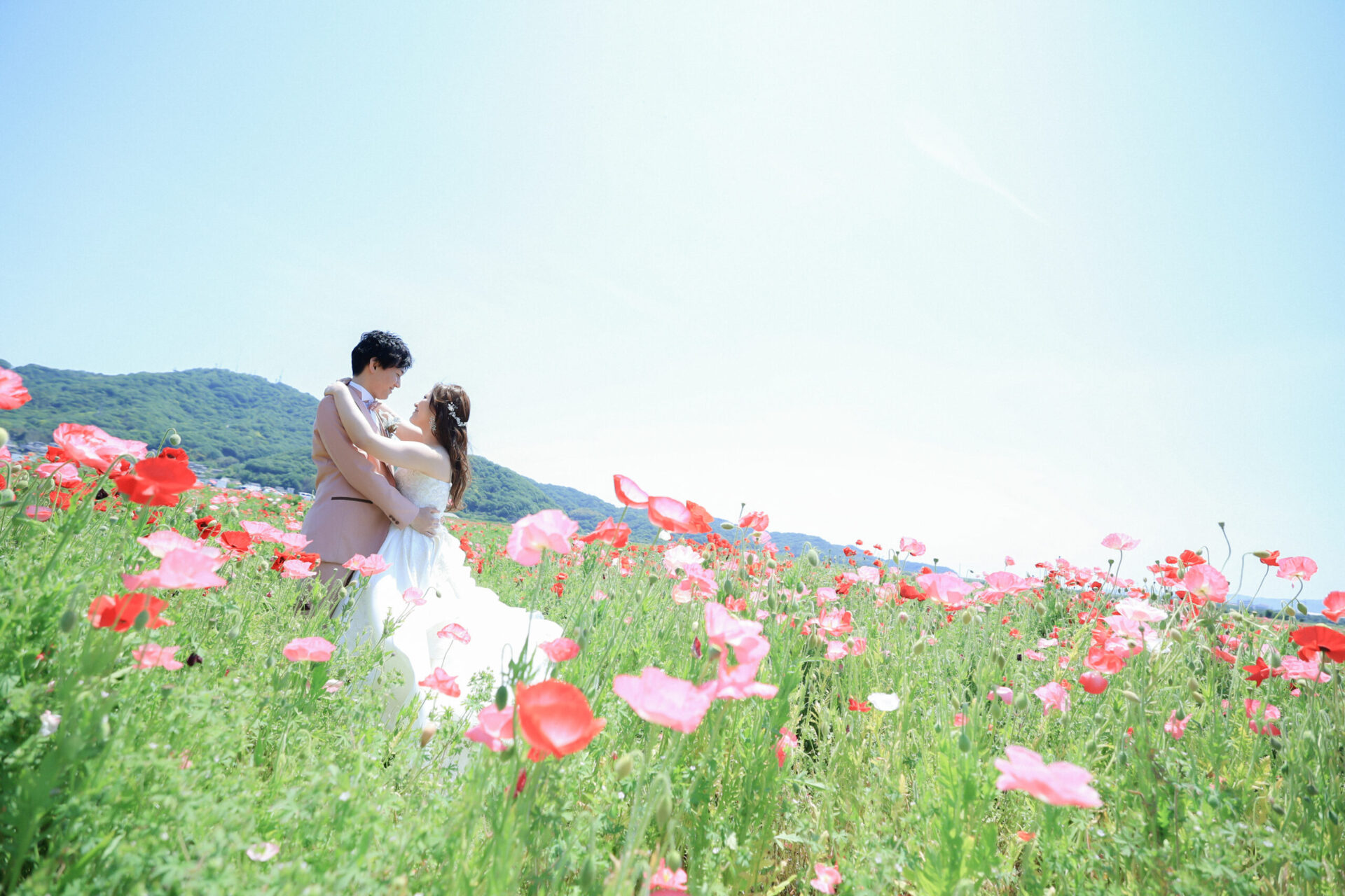 洋装ロケーション撮影