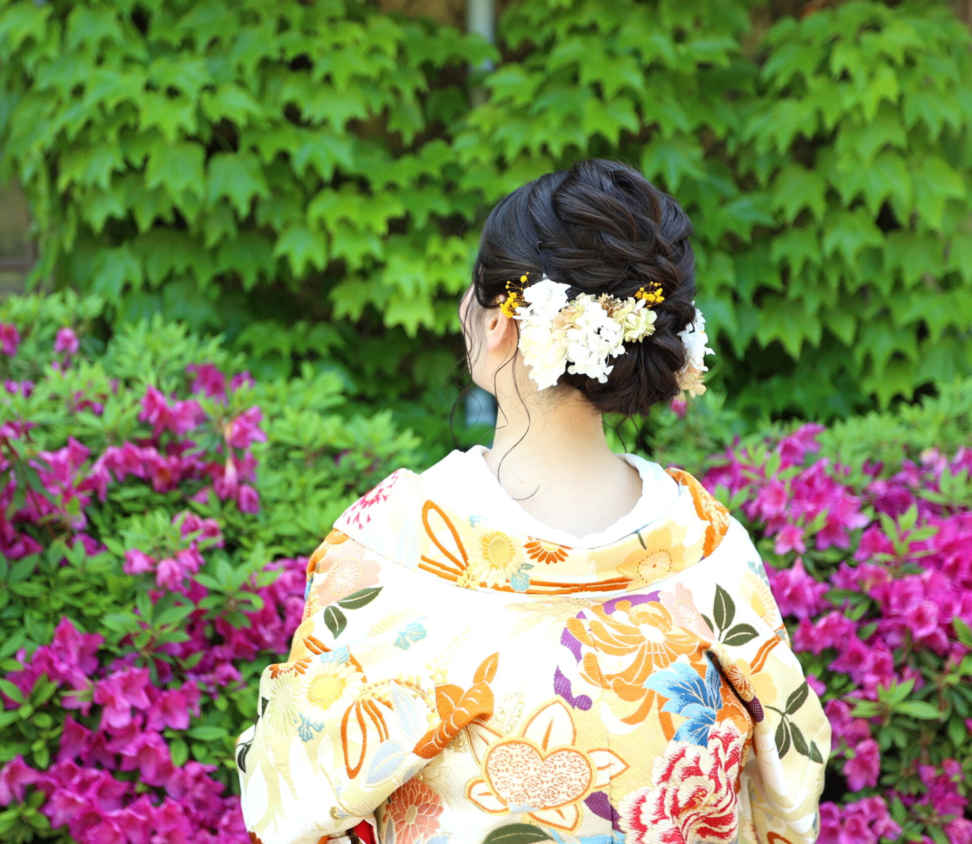 花嫁様のヘアセットもお任せください♪