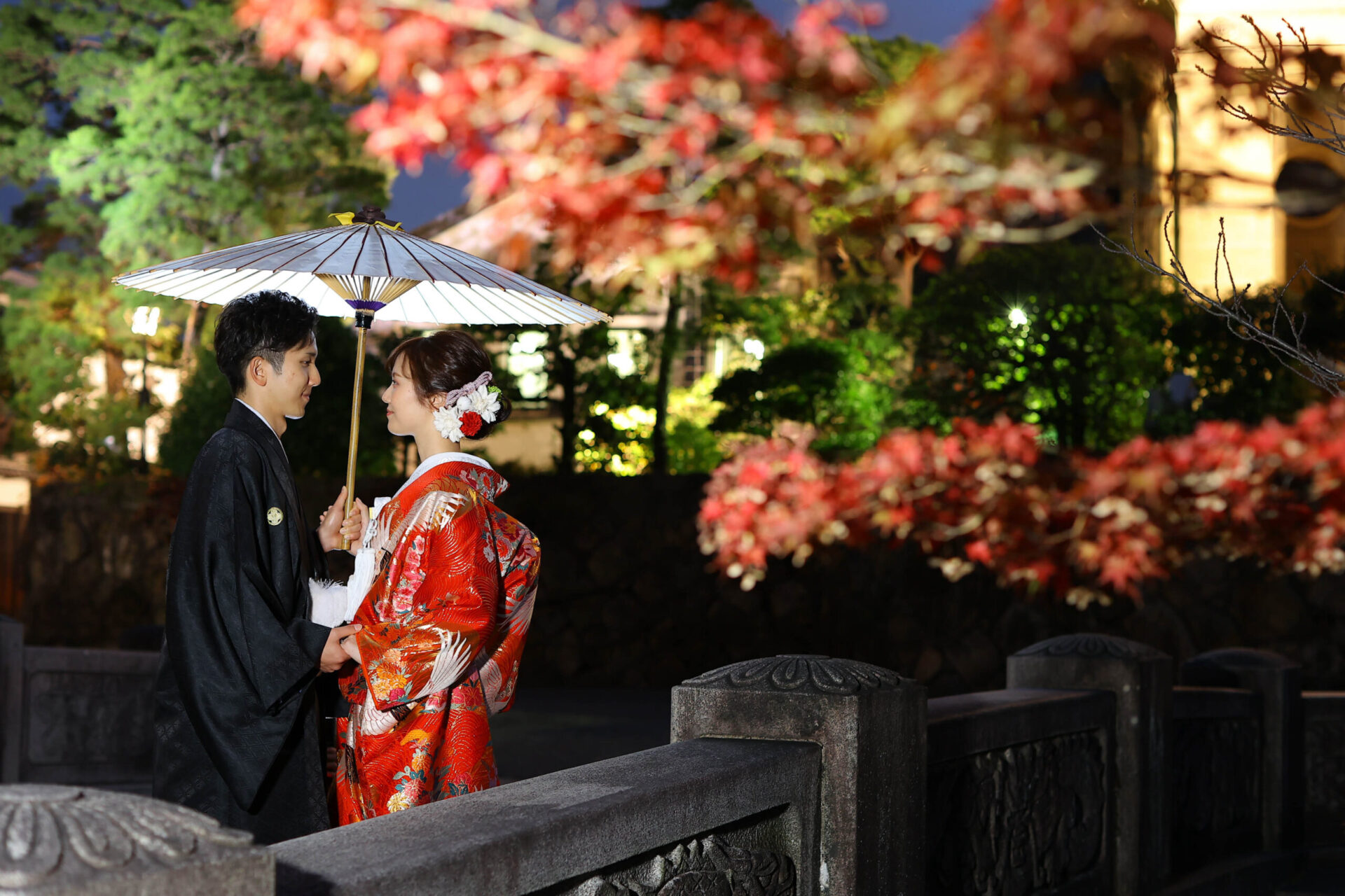 夜の美観地区での撮影はいかがでしょうか＊