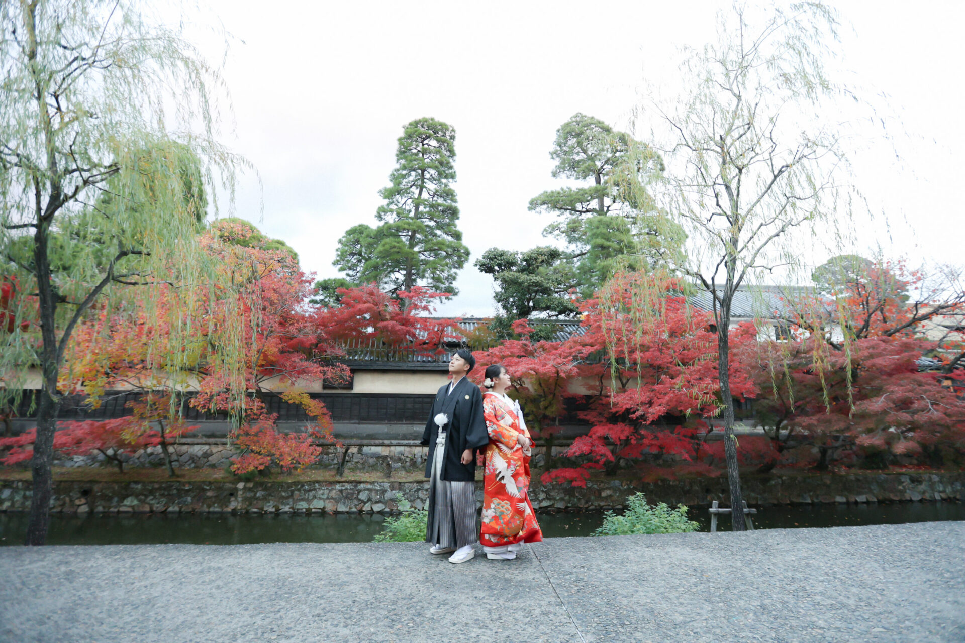 美観地区の紅葉撮影♪