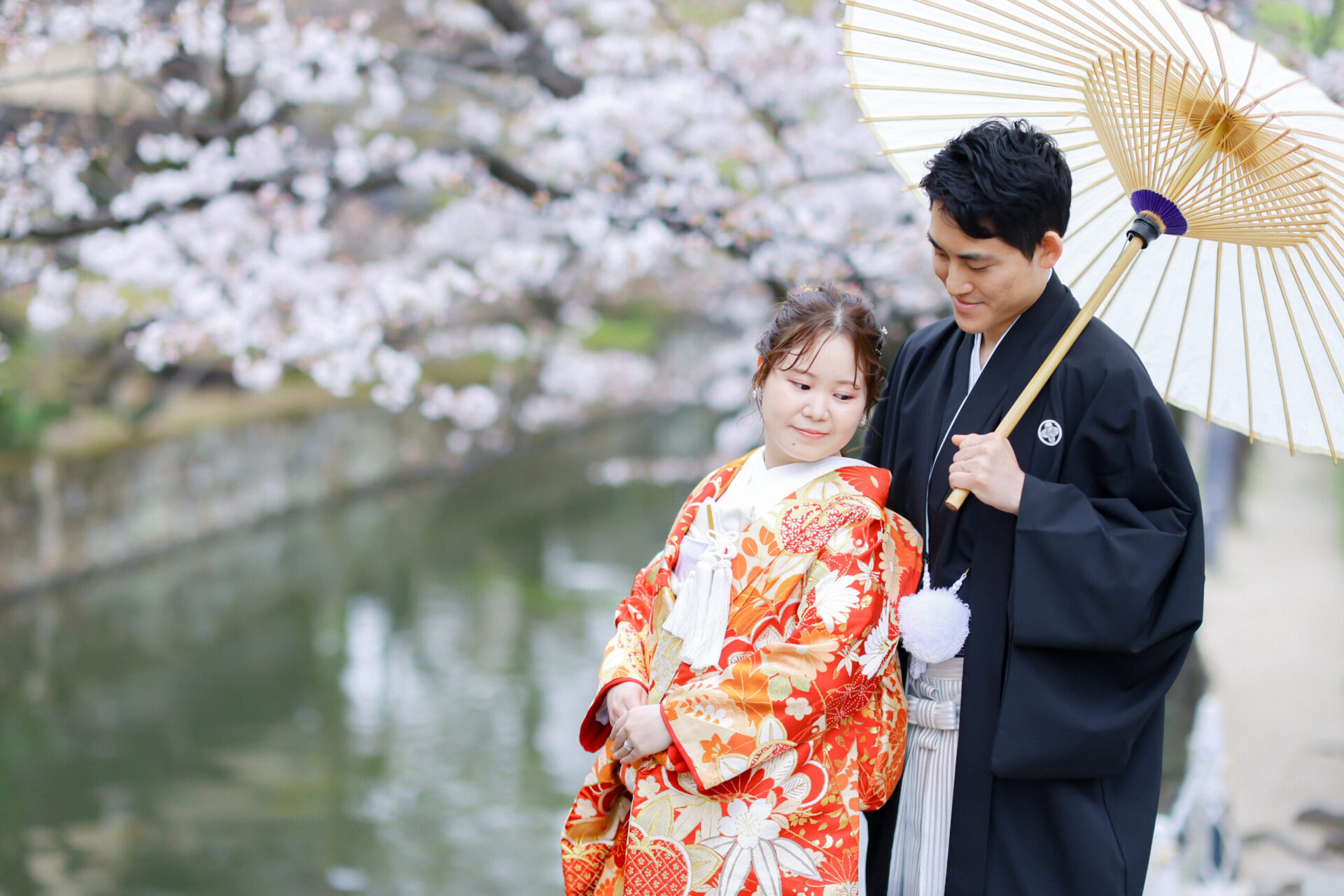 桜ロケーション撮影♪