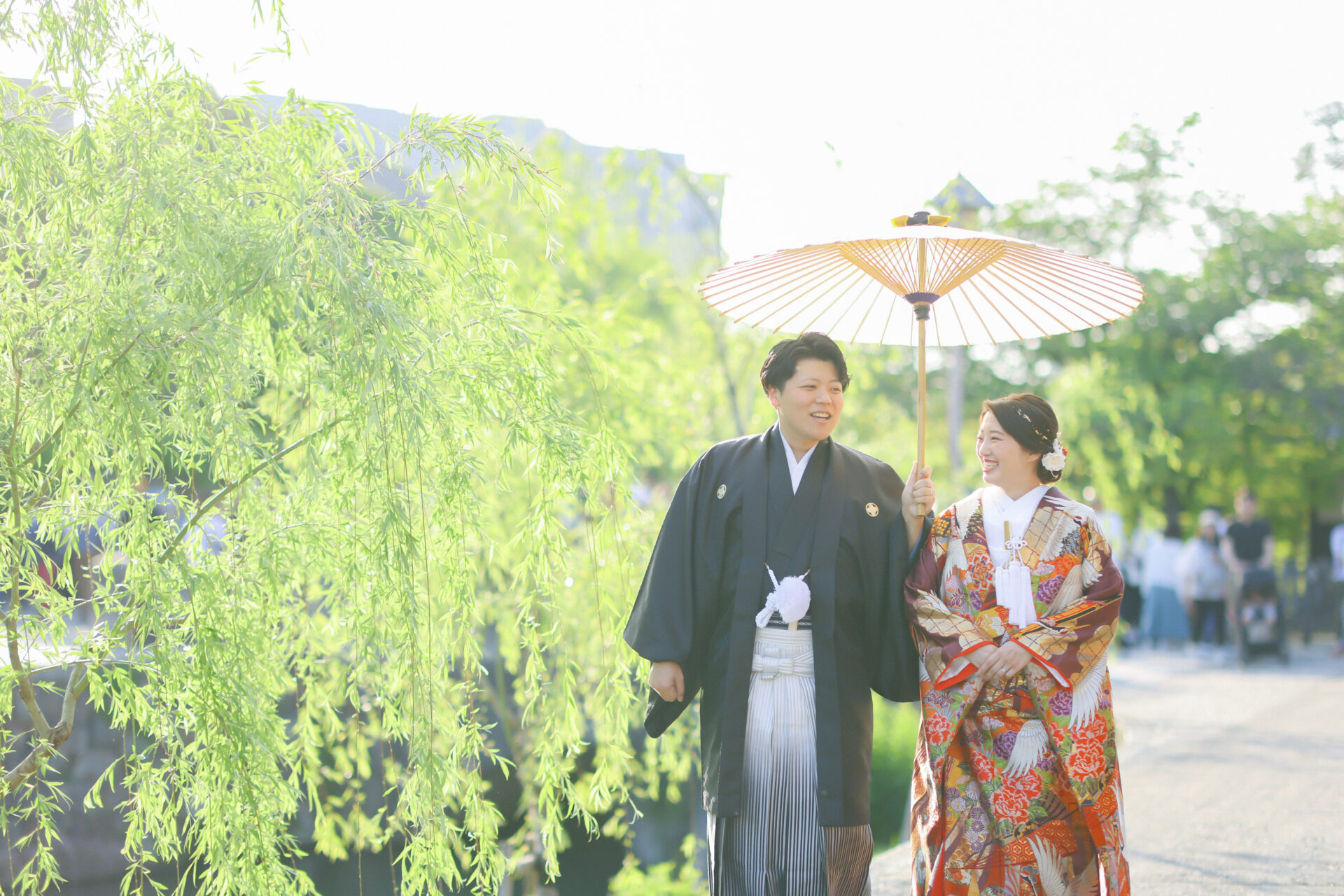 新緑美観地区撮影♪