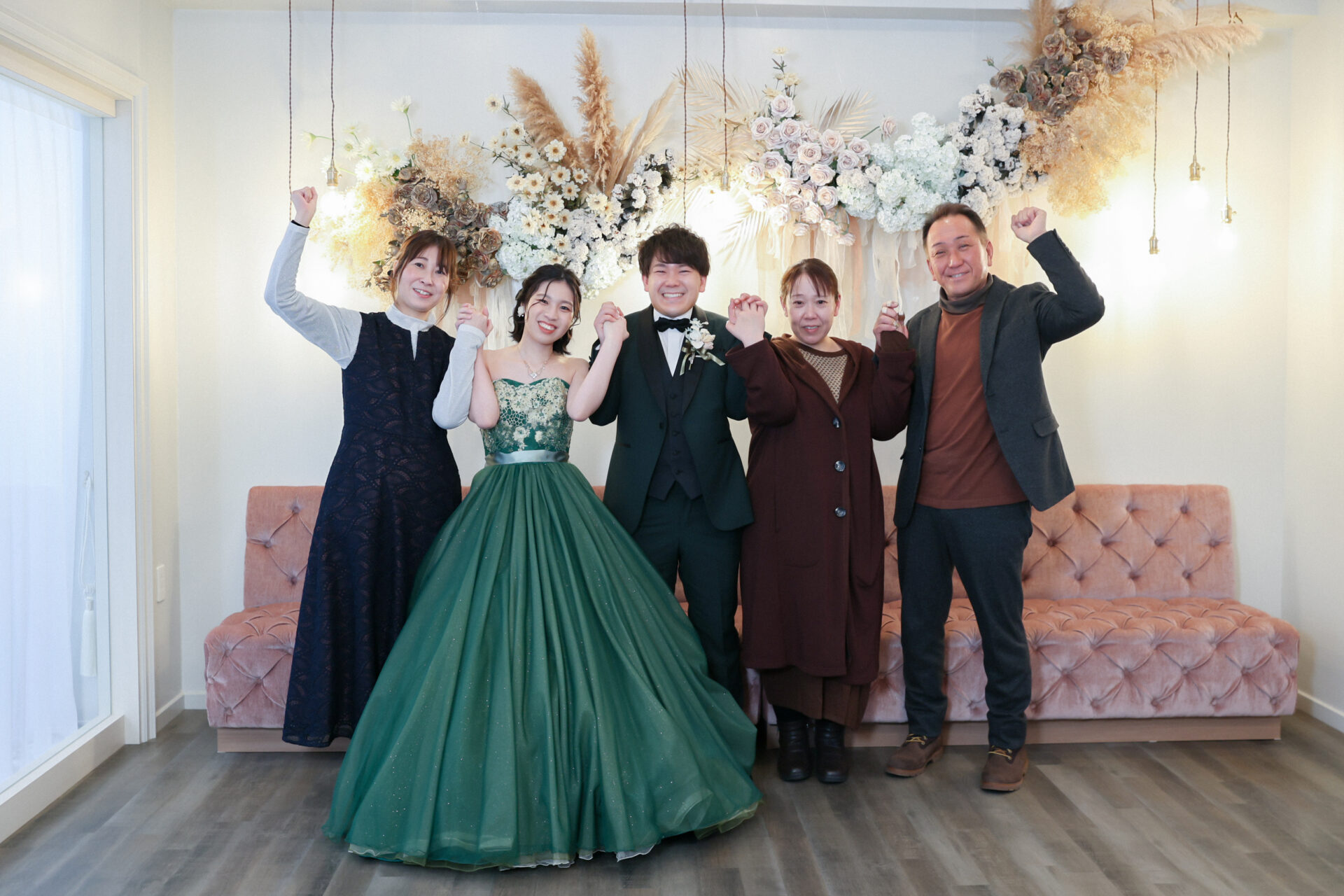 8割の方がご家族様との撮影をご希望されています＊