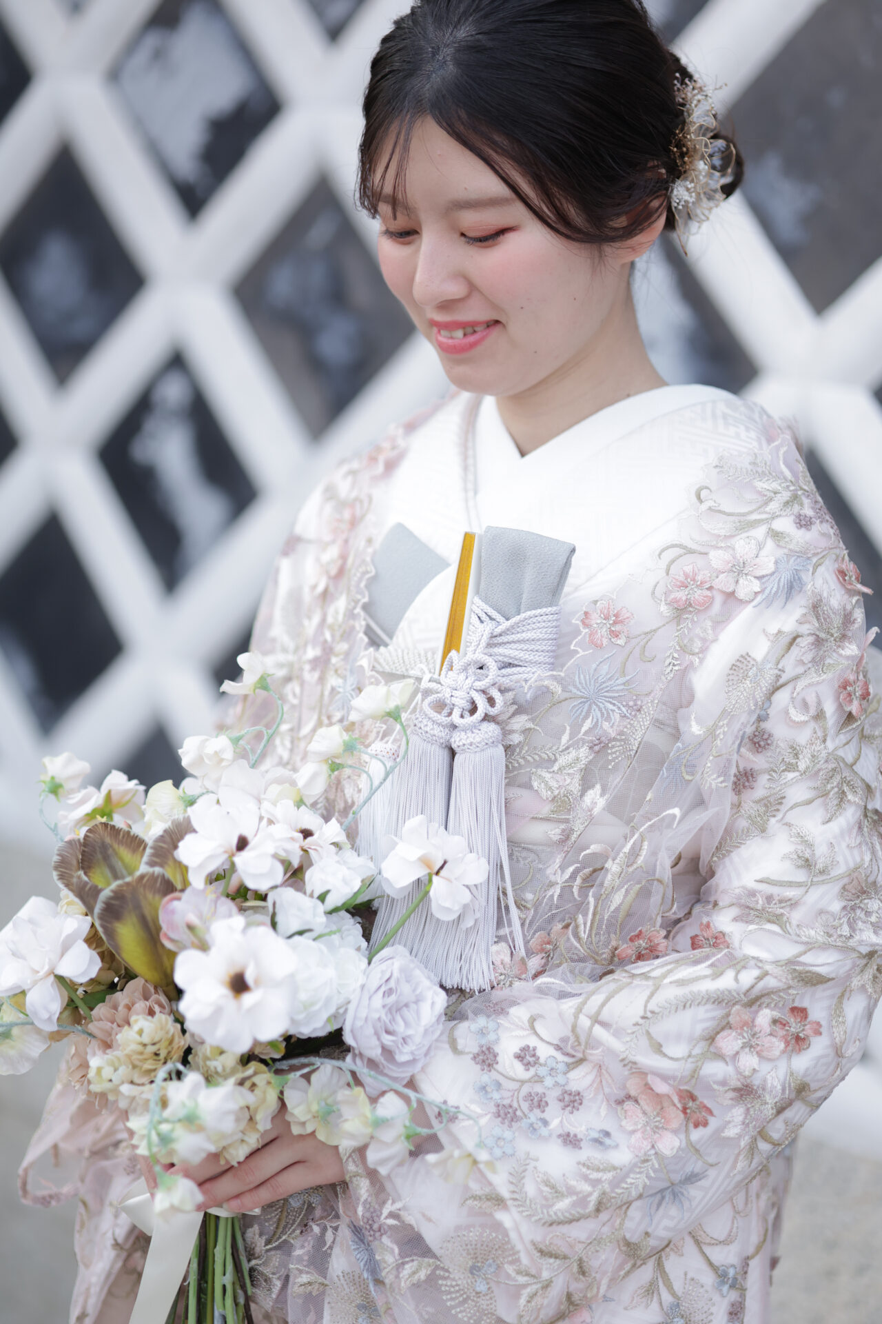 レースの打掛♡