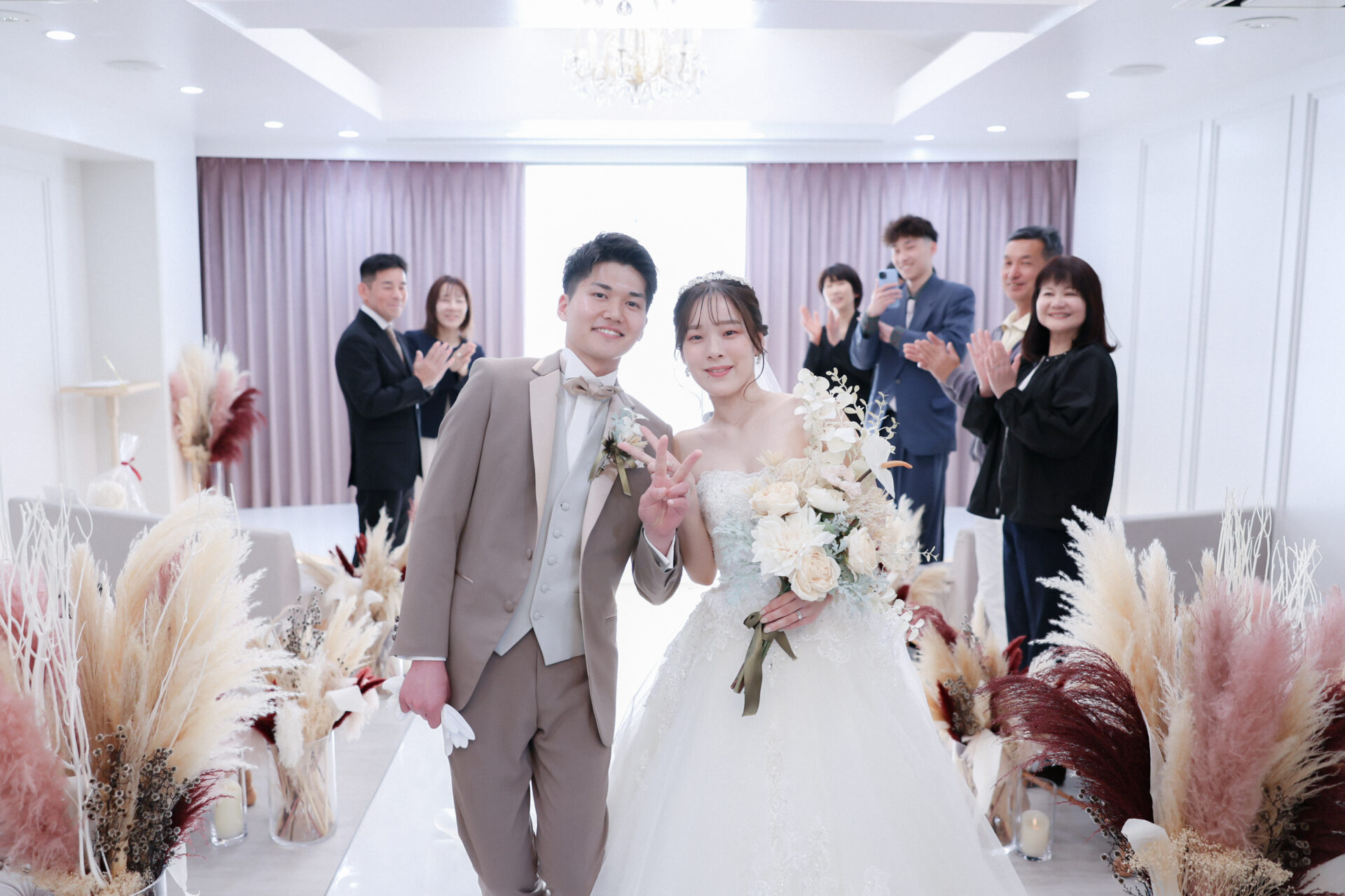 家族とチャペルでの撮影はもはや結婚式です♡