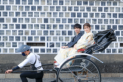 美観地区 人力車