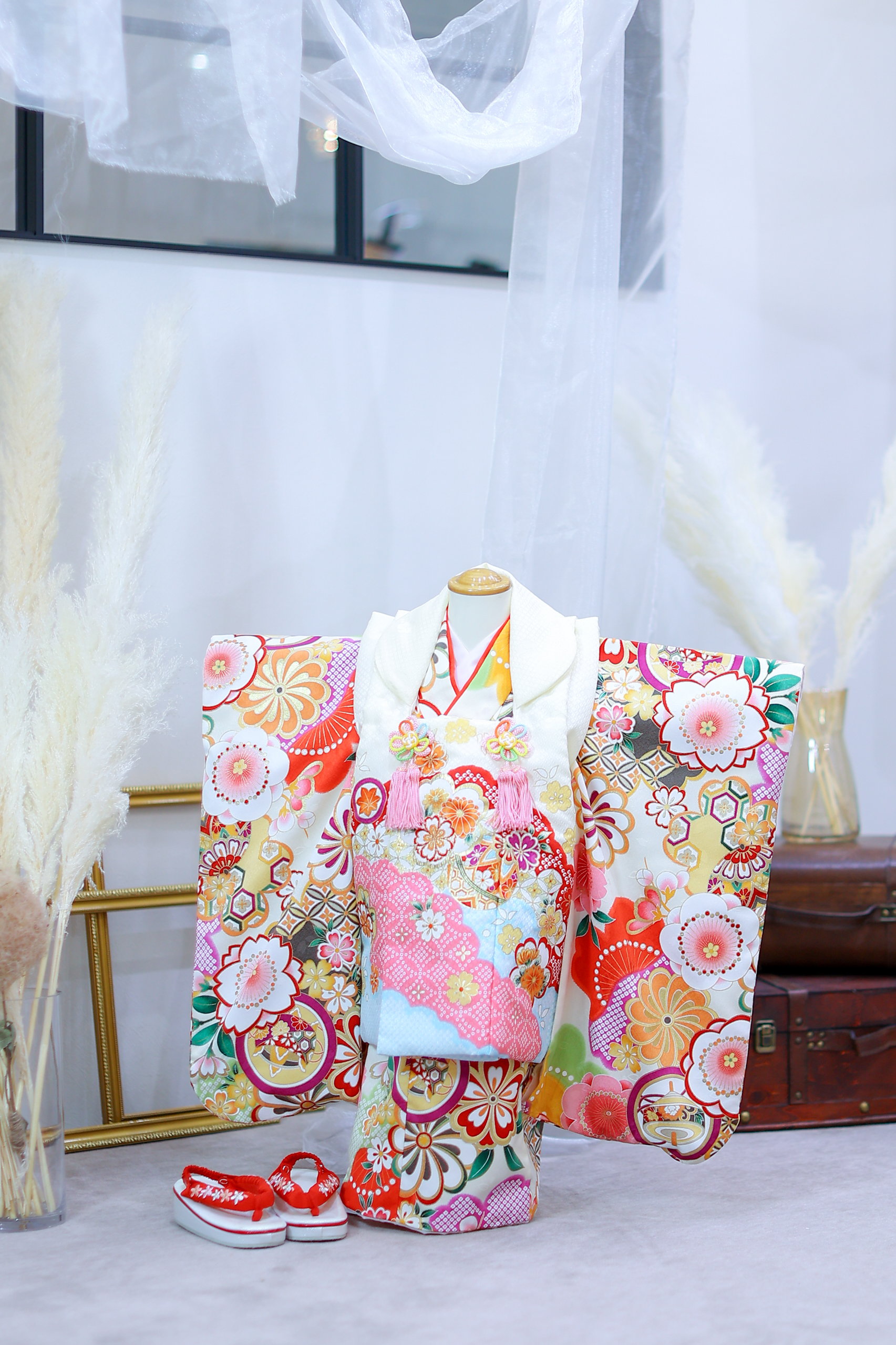 3歳女の子被布-8