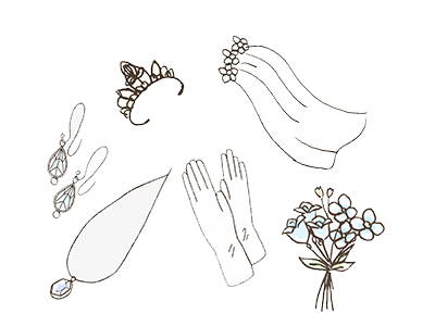 洋装アクセサリー一式