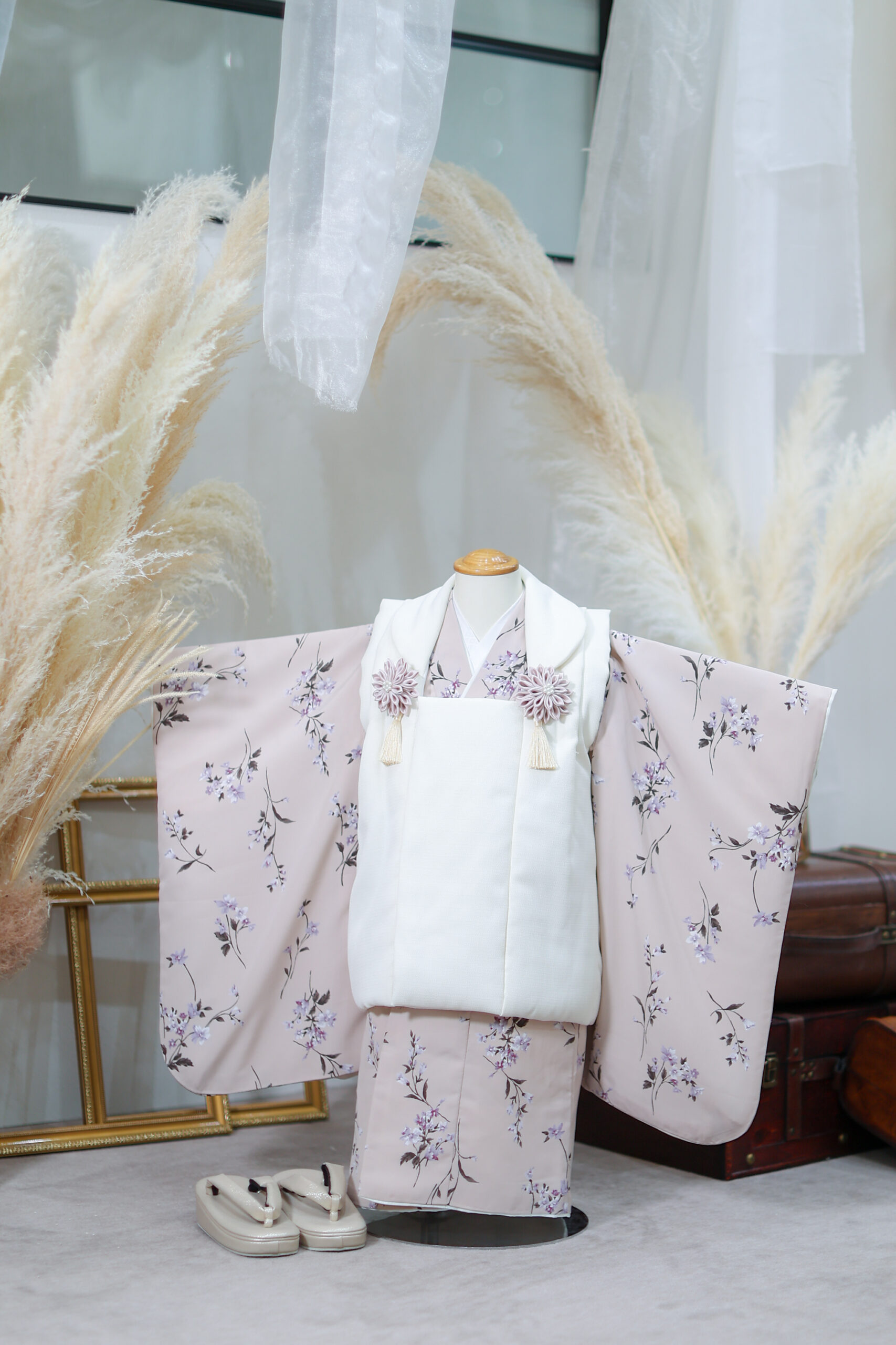 3歳女の子被布-9