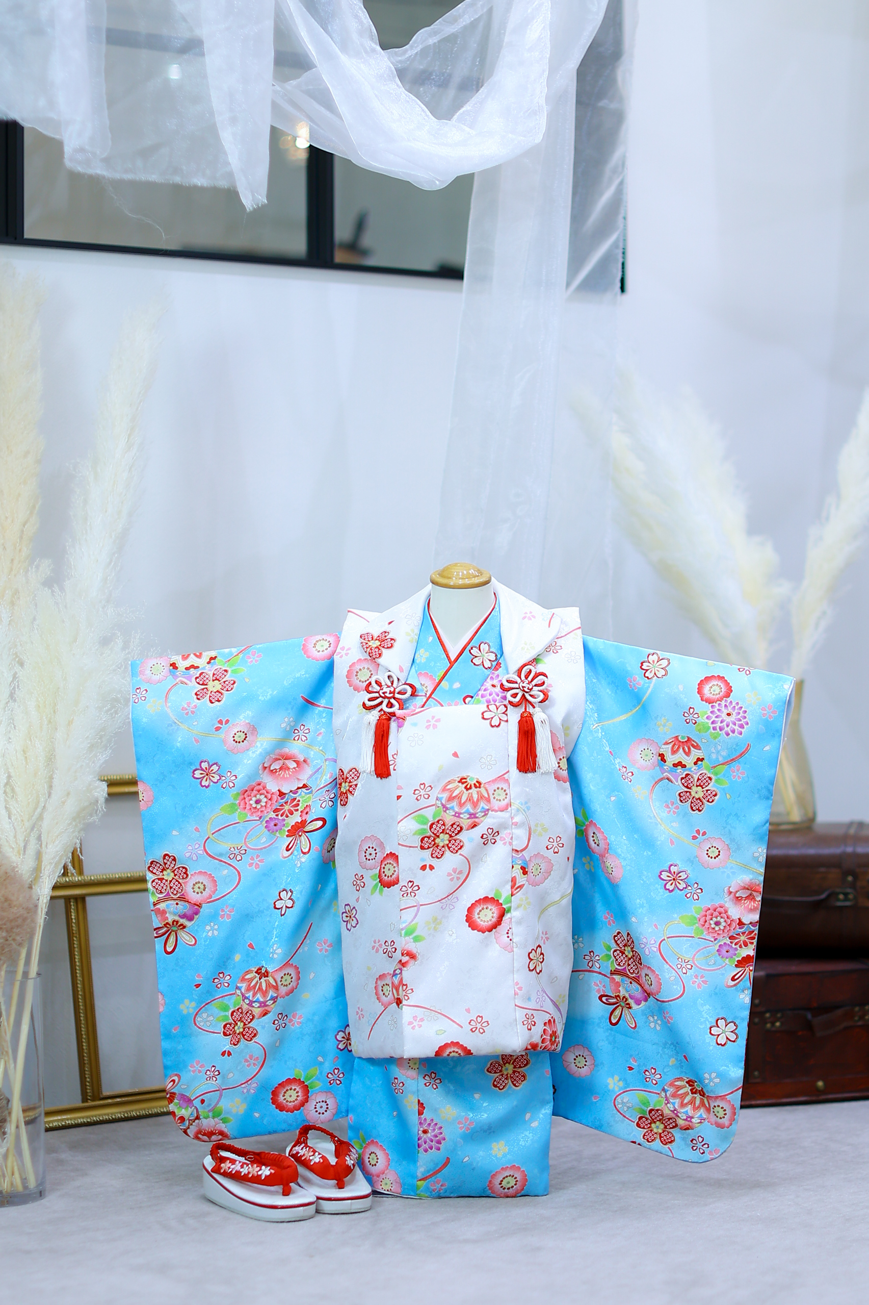 3歳女の子被布-7