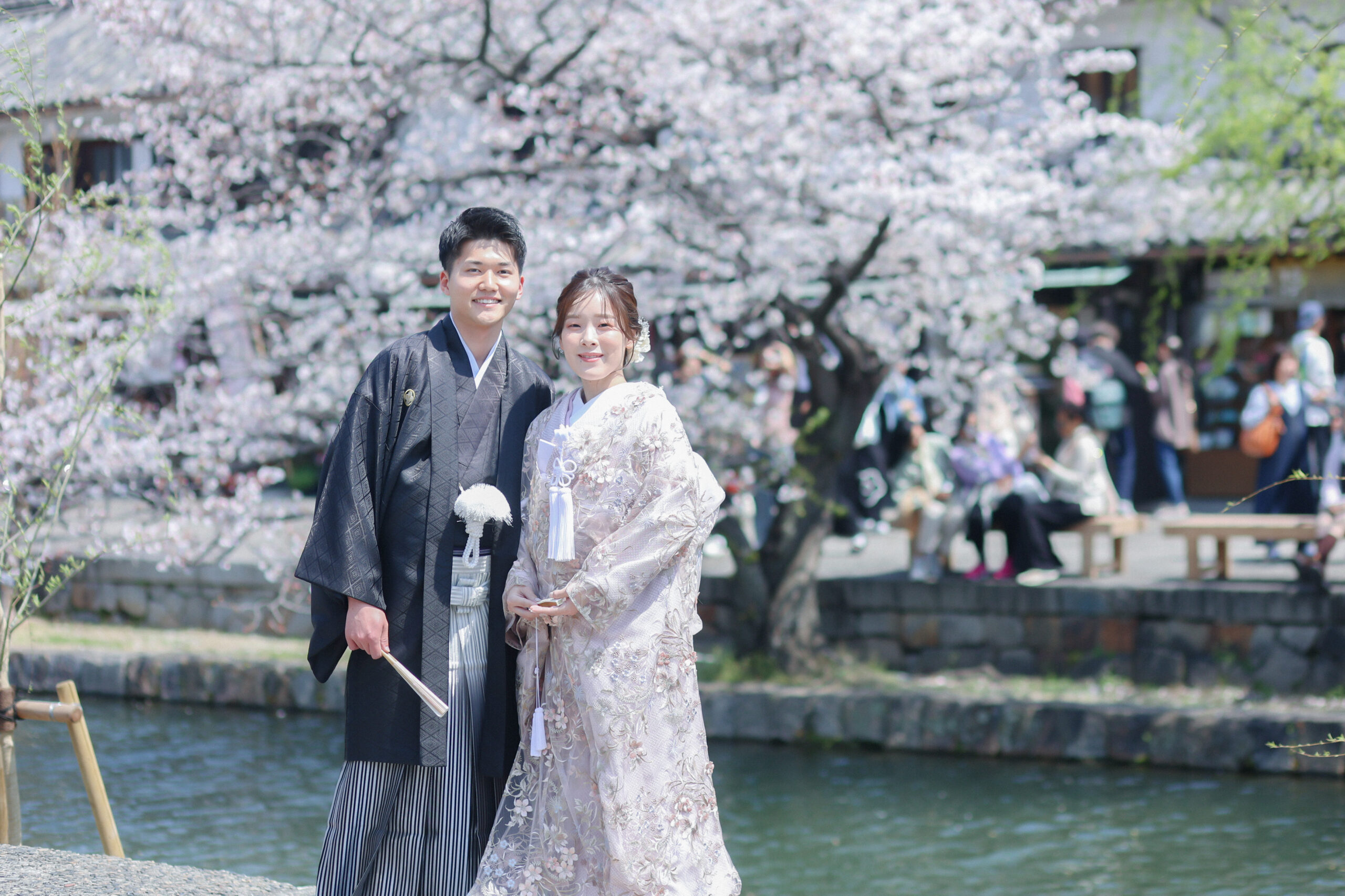 春は桜が綺麗です♪